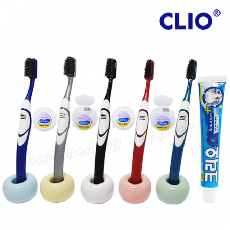 커플 클리오 퍼펙션+페리오 치약+치실 칫솔 치약 세트 #5