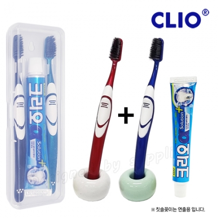 커플 클리오 퍼펙션+페리오 치약 칫솔 치약 세트 #3