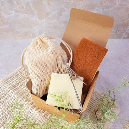 나무하나 주방 세트A  설거지비누 수세미 외 주방용품 선물세트 #4
