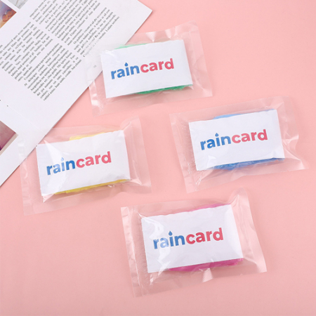 일회 성인 우의 카드형 판초우의 #2