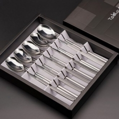 보라 5인 수저 블랙박스 세트