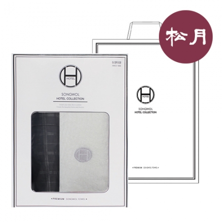 송월 H라인 우산 & 타올세트 10 (CM 3단 엠보체크 우산+H.C 플로우 타올) #2