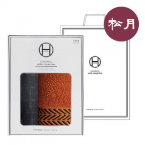 송월 H라인 우산 & 타올세트 7 (CM 3단 엠보체크 우산 + H.C 어로우 타올)