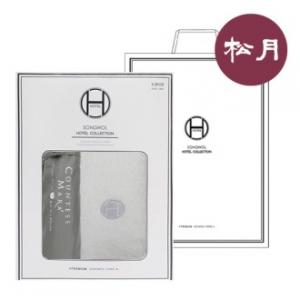 송월 H라인 우산 & 타올세트 5 (CM 3단 폰지 우산+H.C 플로우 타올)