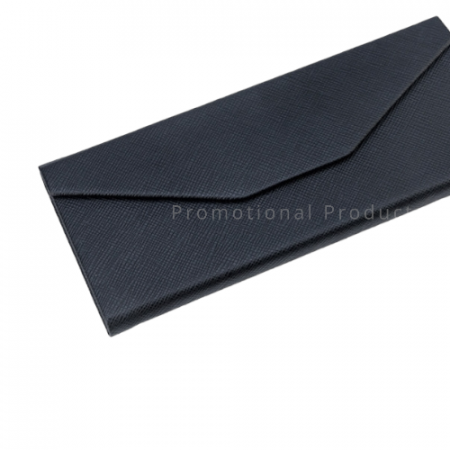 블랙 삼각형 접이식 안경 케이스 (로고 인쇄, 금박 은박 먹박) #5