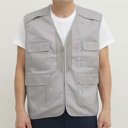 베이직 믹스 스텝 조끼 L-2XL, 남자 여자 조끼 #3