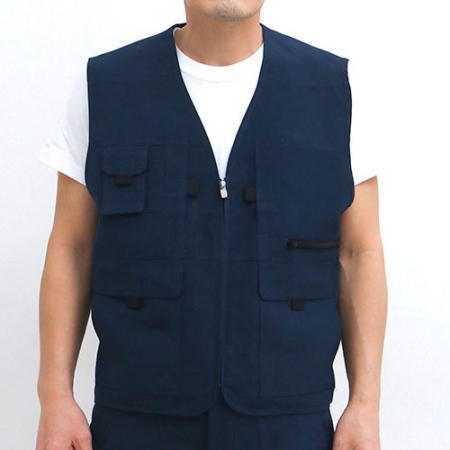 베이직 믹스 포켓 조끼 M-3XL, 남자 여자 조끼 #3