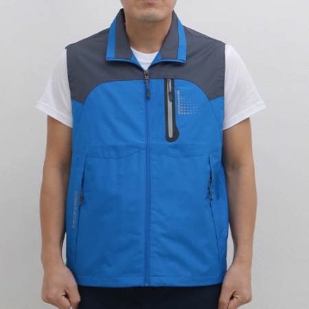 어썸 고급 카라 조끼 M-3XL, 남자 여자 조끼 #3