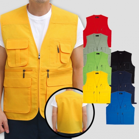 기본 고급 V넥 조끼 L-3XL, 남자 여자 조끼 #2