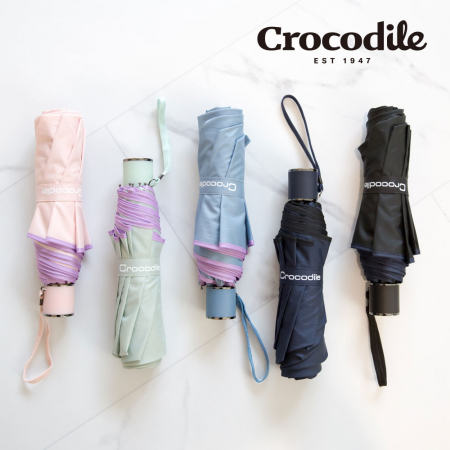 크로커다일 3단 바이어스 수동 접이식 우산 #2