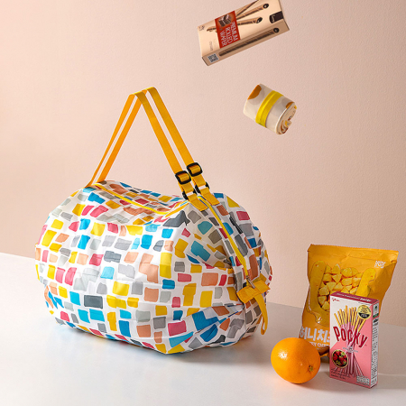 멀티 주름 장바구니 숄더 에코백 #4