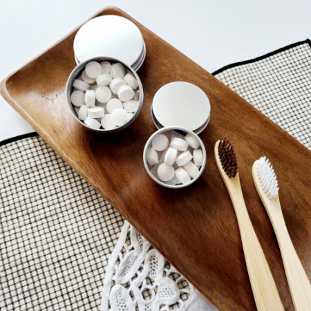 나무하나 고체 치약 휴대용 여행용가글 씹는 치약 #4