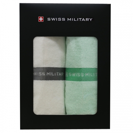 스위스밀리터리 면사타올 수건 2P(120g) #2