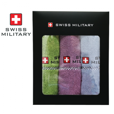 스위스밀리터리 면사타올 수건 3P(160g) #2