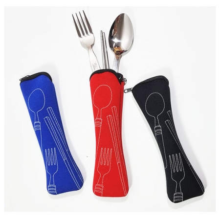 등산 수저세트, 국내산, 고급형, 3종 세트, 진공젓가락 #5