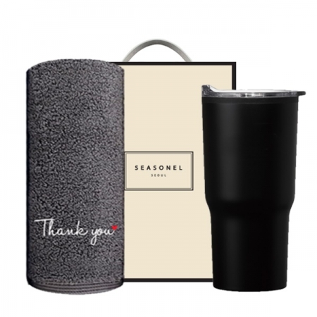 시즈넬 선물세트 고급호텔타올 190g + M6 텀블러 #2