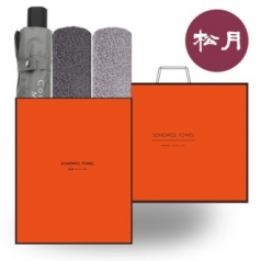 송월 매직 프리미엄 O.G 우산 & 타올 3매 세트1 (CM 3단 폰지 1P+SWU 빌라 150G 30수 타올 2P)