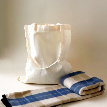 레스쁘리 고급 세트 WW (무릎담요 + 솔리드 에코백) #3