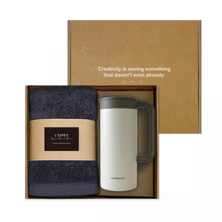레스쁘리 스페셜 2P 세트 N, 프리미엄 타올 + 머그컵 락앤락 테이블 #2