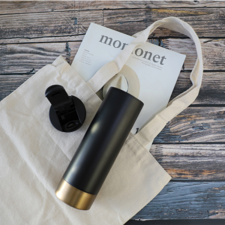 레스쁘리 고급 텀블러 세트 ZZ (솔리드 에코백 + 벅스로얄 텀블러 450ml) #3