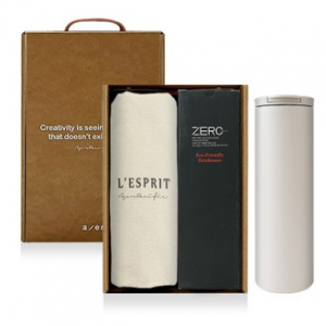 레스쁘리 고급 텀블러 세트AAA (솔리드 에코백+ 벤스 텀블러  500ml)