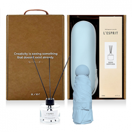 레스쁘리 고급 디퓨저 세트 JJ (디퓨저 BASIC 120ml + 마카롱 우산) #2