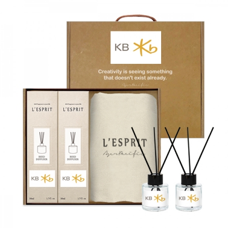 레스쁘리 스페셜 3P 세트 A (디퓨저 BASIC 50mlx2ea + 솔리드 에코백) #3