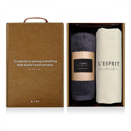 레스쁘리 고급 세트 ZZ (프리미엄 타올 + 솔리드 에코백) #2