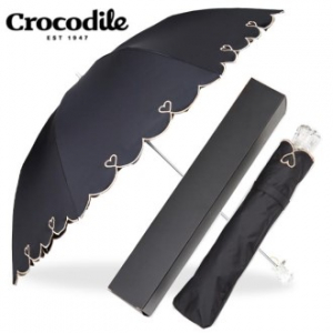 크로커다일 하트 자수 우양산 암막 UV차단