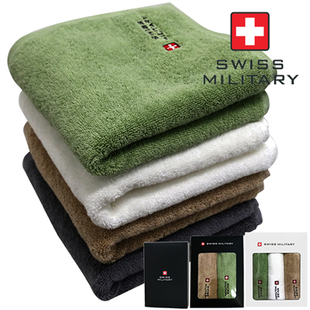 스위스밀리터리 180g 코마사 수건, 면사 타올 1P #2