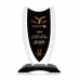 작은이미지: KC414 모던오피스 고급 블랙& 화이트 크리스탈 트로피 2 #2