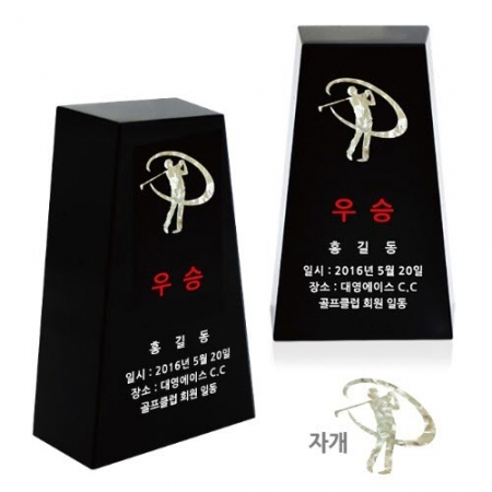 KC355 모던오피스 블랙 크리스탈 트로피 7 #2