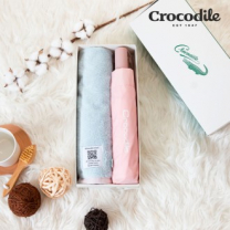 크로커다일 3단 65 자이언트 전자동 우산 + 투톤보다 호텔 수건 선물세트1