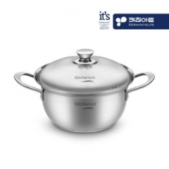 키친아트 베니 스텐 냄비 양수22cm (인덕션)