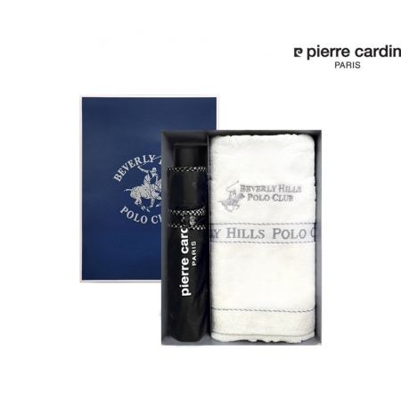 피에르가르뎅 엠보체크 3단 우산, 폴로 로고 타올세트 B #3