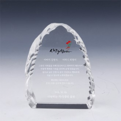 [트라포] 크리스탈 상패 TR89 문진 감사패 공로패