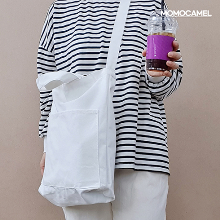 모모카멜 데일리 크로스 에코백 40cm * 39cm * 9cm (HE08) #4