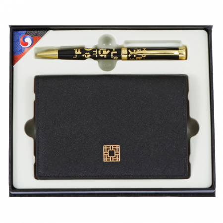 한글볼펜+완자문 콤비 여권지갑 #2