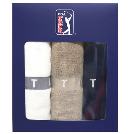 PGA 130g 세면타올 수건세트 3P #2