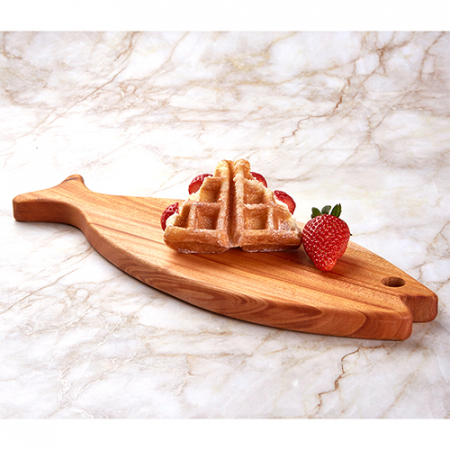 마호가니 플레이팅 원목도마 물고기 #3