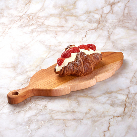 마호가니 플레이팅 원목 도마 나뭇잎 #3