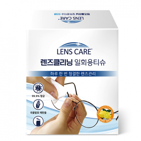 더구디스 안경크리너 겸 액정크리너 세트 (렌즈크리너50매, 극세사크리너1매) #3