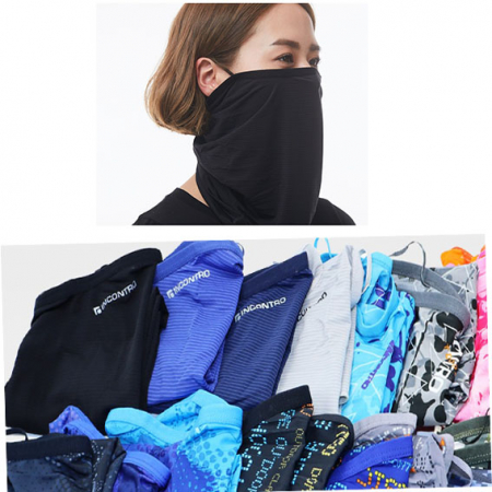 멀티 스카프, 입체 형 귀걸이 멀티 스카프, 쿨스카프, 다양 컬러 #2