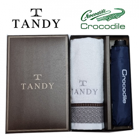탠디 더도어 타올 + 크로커다일 바이어스 수동 우산세트 5번 #2