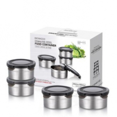 [디오바코] 스텐원형찬통4종