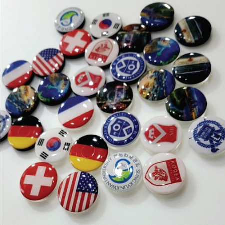 메모홀더 메모자석 냉장고자석 원형 BG-51 #3