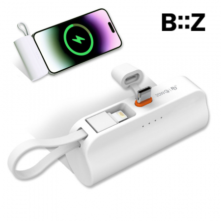 비즈 도킹 고속 보조배터리 일체형 5000mAh #3