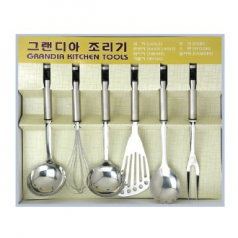 BK 국자, 면국자, 스푼, 포크, 거품기, 뒤집개 세트 OM505