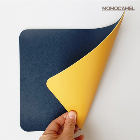 모모카멜 마우스패드 양면 사각 PU 가죽 25*21cm (EC02) #3