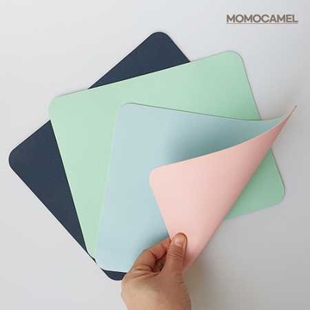 모모카멜 마우스패드 양면 사각 PU 가죽 25*21cm (EC02) #2